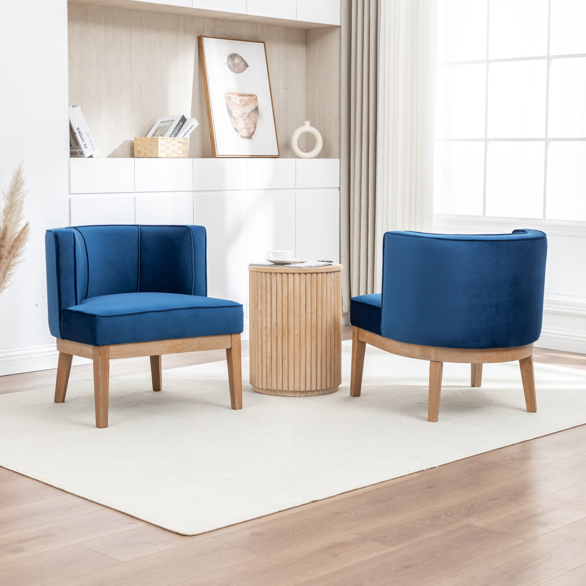 Karoll Upholstered Barrel Chair